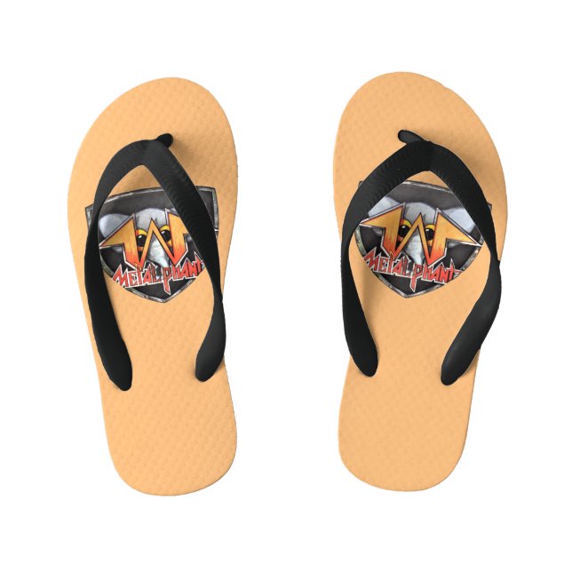 Metalphant Emblem Flip Flops - single image (Footbed)