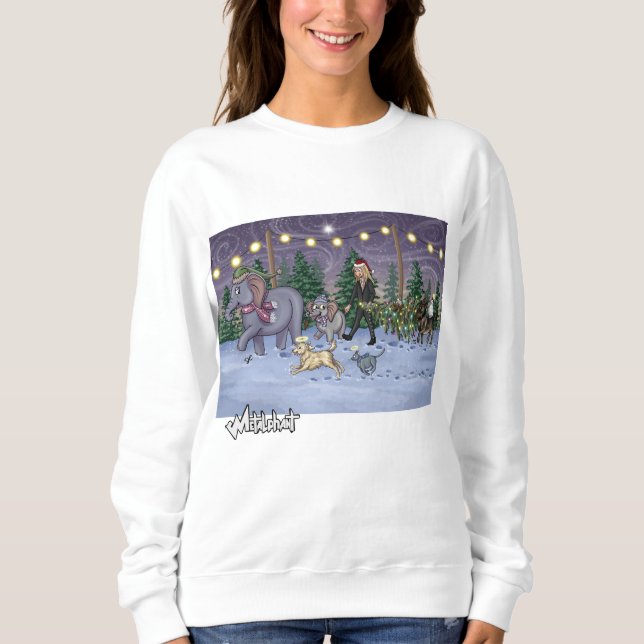 Metalphant Family Tree Adult Sweatshirt (Front)