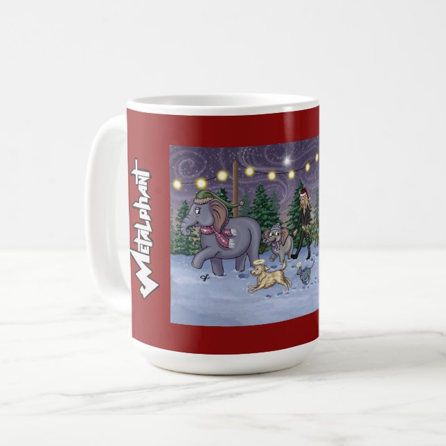 Metalphant Family Tree Mug (Front Left)