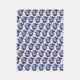 Metalphant Heart Guitar (multi image) Fleece Blanket