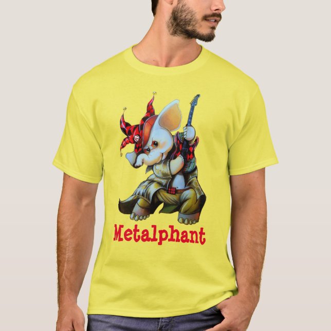 Metalphant Jester Adult T-Shirt (Front)