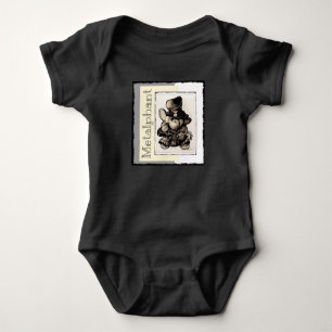 Metalphant Metal Baby Bodysuit - Black