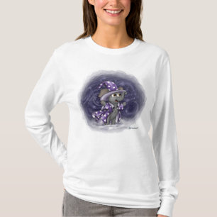 Metalphant Wilbur in Winter Women's Long Sleeve T-Shirt