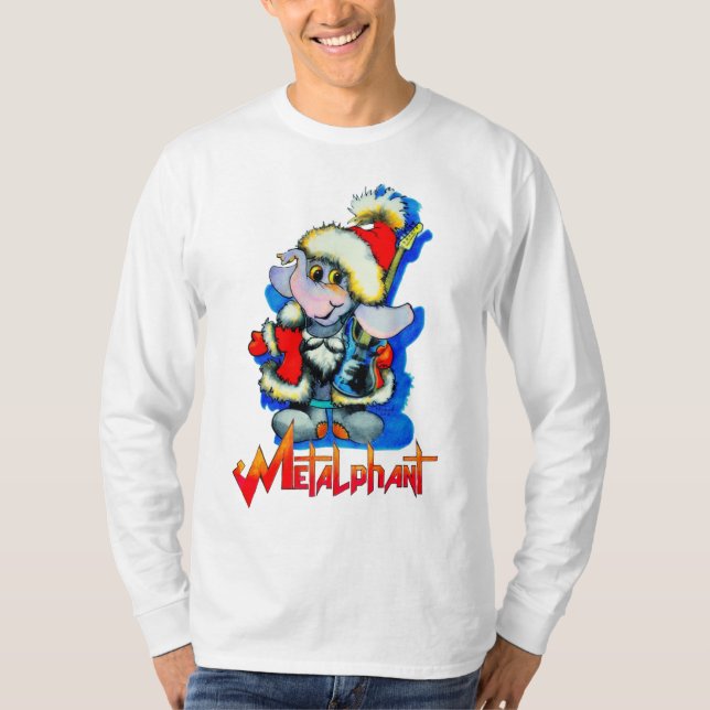Metalphant Winter Holiday Adult Long Sleeve T-Shirt (Front)