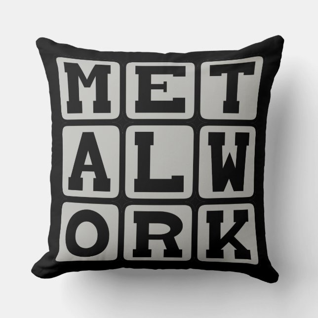 Metalwork, Working With Metal Cushion (Front)