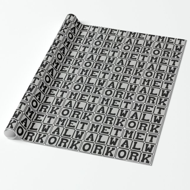 Metalwork, Working With Metal Wrapping Paper (Unrolled)