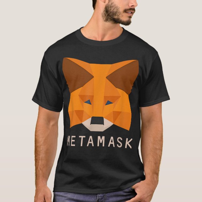 MetaMask Fox, Cryptocurrency Wallet for Ethereum,  T-Shirt (Front)