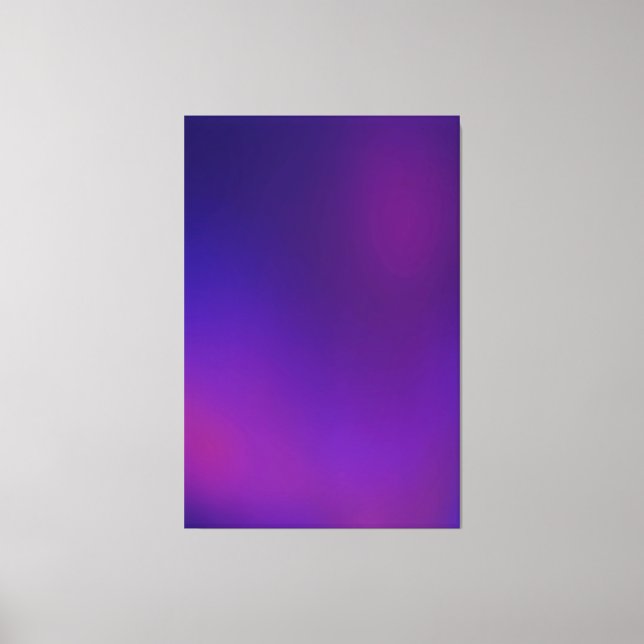 Metamorphosis 1 Purple Blue Elegance  Canvas Print (Front)
