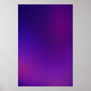 Metamorphosis 1 Purple Blue Elegance Poster