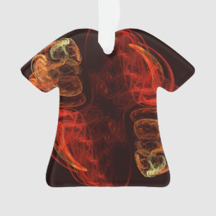 Metamorphosis Abstract Art Acrylic Shirt Ornament