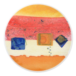 Metamorphosis Abstract Art Ceramic Drawer Pull