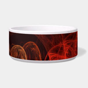 Metamorphosis Abstract Art Dog Bowl