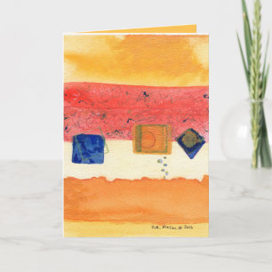 Metamorphosis Abstract Art Greeting Card