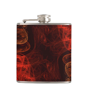 Metamorphosis Abstract Art Hip Flask
