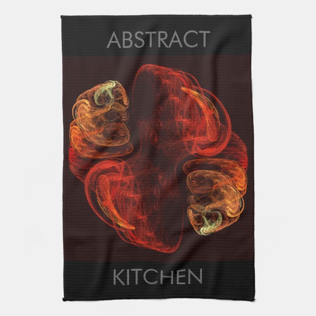 Metamorphosis Abstract Art Kitchen Towel (Vertical)