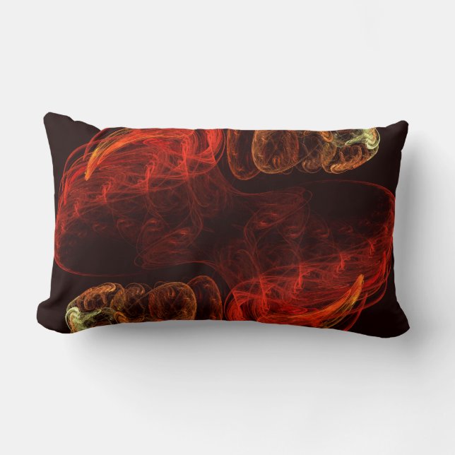 Metamorphosis Abstract Art Lumbar Pillow (Front)