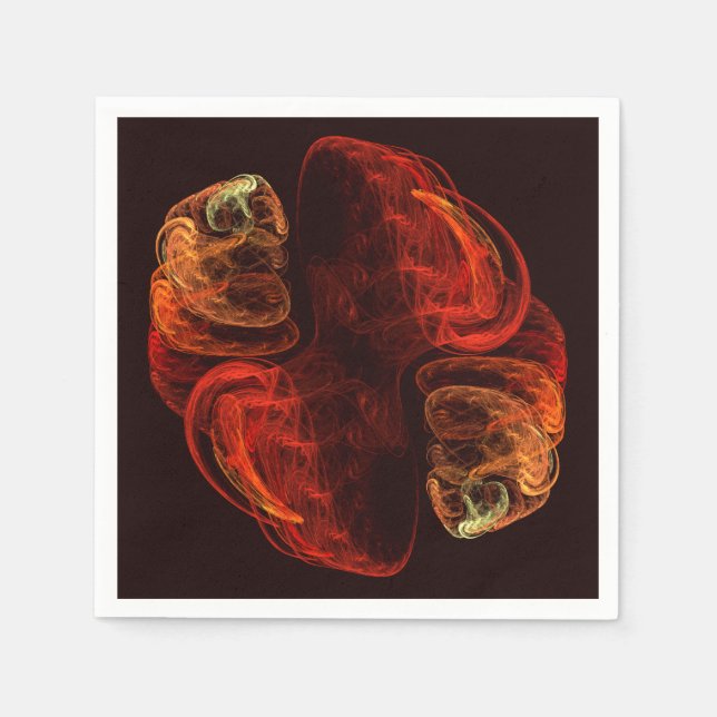 Metamorphosis Abstract Art Napkin (Front)