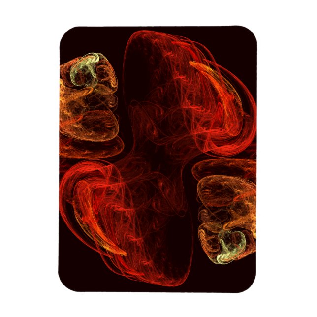 Metamorphosis Abstract Art Premium Magnet (Vertical)