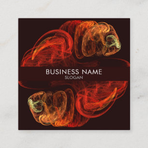 Metamorphosis Abstract Art Professional Square Business Card