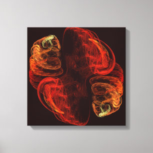 Metamorphosis Abstract Art Quad Canvas Print