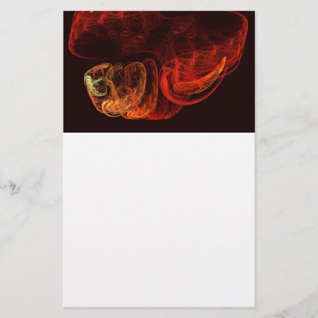 Metamorphosis Abstract Art Stationery (Front)