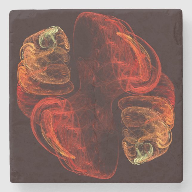 Metamorphosis Abstract Art Stone Coaster (Front)
