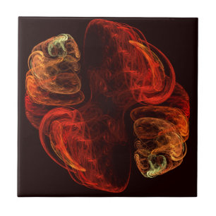 Metamorphosis Abstract Art Tile