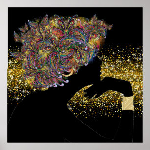 METAMORPHOSIS Butterfly Lady Poster