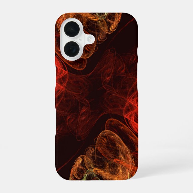 Metamorphosis Energy Modern Abstract Fractal Art iPhone 16 Case (Back)
