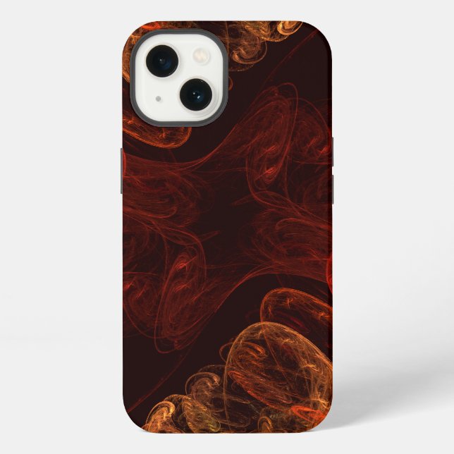 Metamorphosis Energy Modern Abstract Fractal Art iPhone Case (Back)