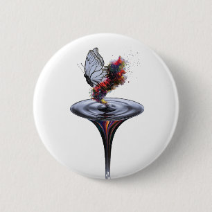 Metamorphosis Inspired Personal Growth Design 6 Cm Round Badge