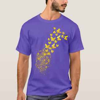 Metamorphosis Yellow Butterflies T-Shirt