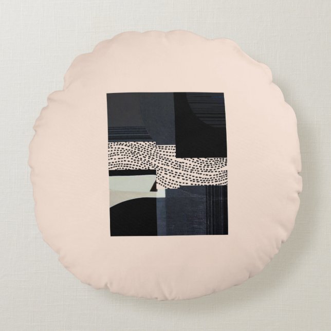 metaphor_13_intersections_1 round cushion (Front)