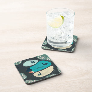 metaphor_17_a girl in the tarn hard plastic coaster