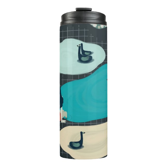 metaphor_17_a girl in the tarn thermal tumbler (Front)