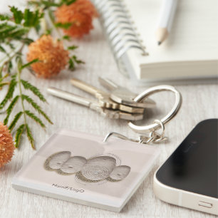 metaphor_1_inner peace acrylic key ring