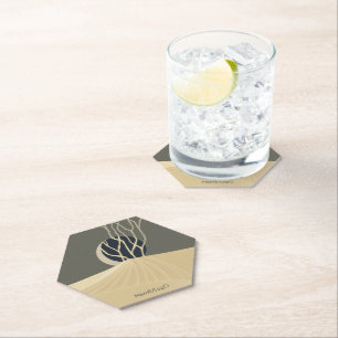 metaphor_20_a moonlit hill_1 paper coaster