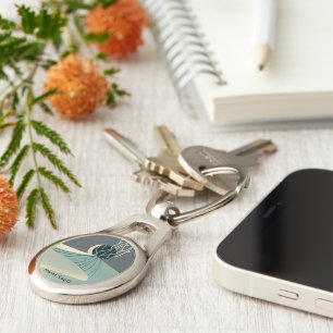 metaphor_21_a moonlit hill_2 metal key ring