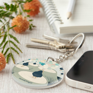 metaphor_22_a girl in the dream acrylic key ring