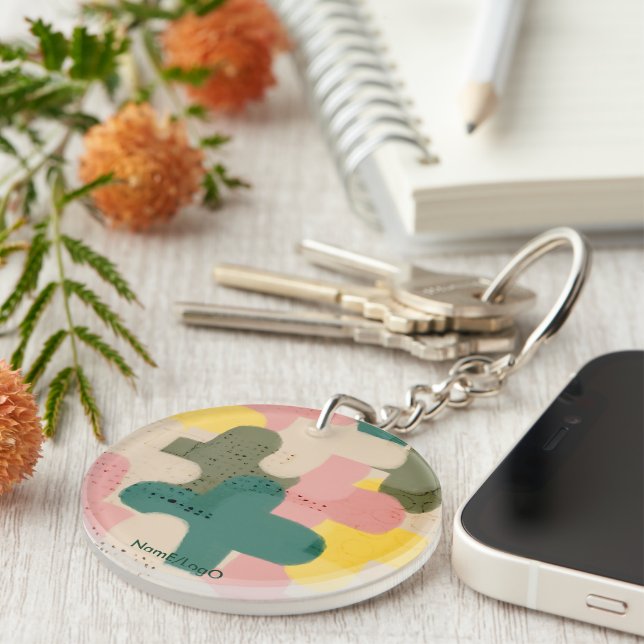 metaphor_6_growth _3 acrylic key ring (Front Right)