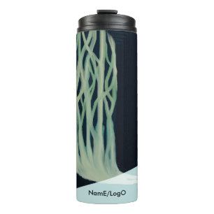 metaphor_7_a girl in the woods thermal tumbler