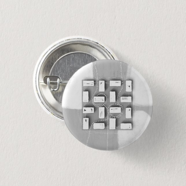 metaphor_9_hide and seek 3 cm round badge (Front & Back)