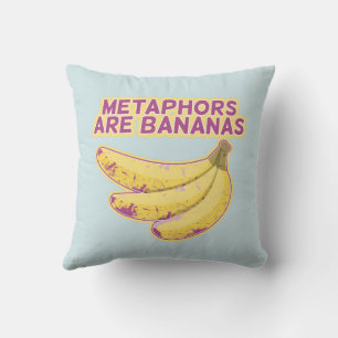 Metaphor Funny typography Cushion