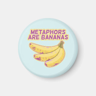 Metaphor Funny typography Magnet