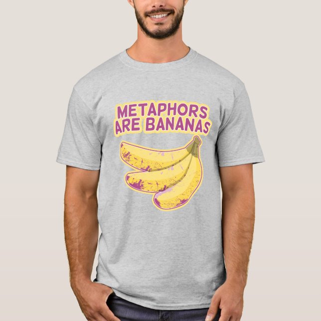 Metaphor Funny typography T-Shirt (Front)