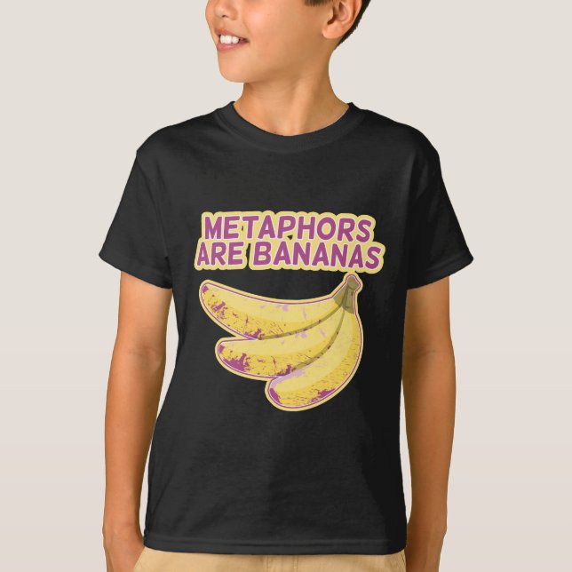 Metaphor Funny typography T-Shirt (Front)