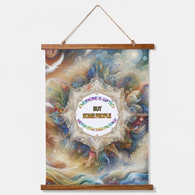 Metaphysical Timeless Spiritual Fantasy Themes Hanging Tapestry (Front)