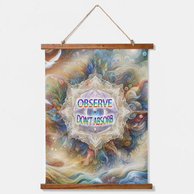 Metaphysical Timeless Spiritual Fantasy Themes Hanging Tapestry (Front)