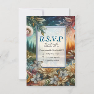 Metaphysical Timeless Spiritual Fantasy Themes RSVP Card