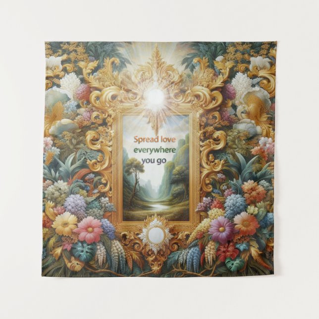 Metaphysical Timeless Spiritual Fantasy Themes Tapestry (Front)